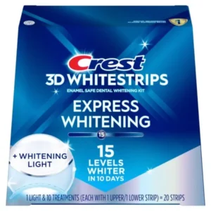 Crest 3D Whitestrips Express Whitening + LED