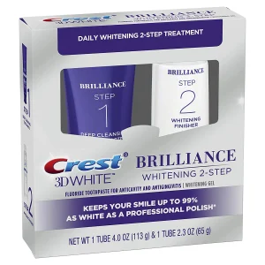 Crest 3D White Brilliance Whitening 2 Step Kit