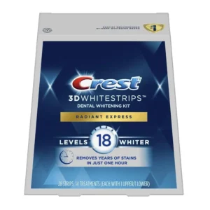 Crest 3D Whitestrips Radiant Express